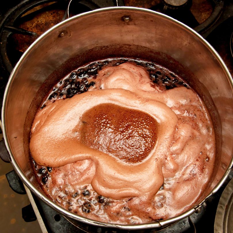 quiten im Topf aufkochen
