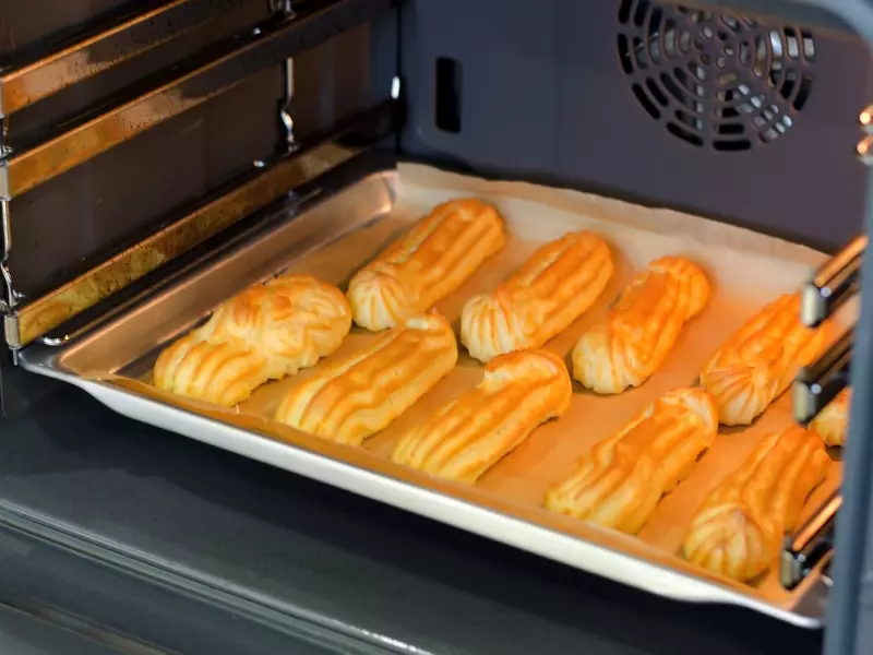 eclair-brandteig-ofen