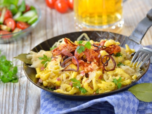 Lecker deftige Käsespätzle 7 Käsespätzle