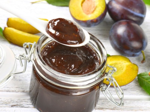 Fruchtiges Pflaumenmus wie früher, auf 2 Arten 5 Pflaumenmus-loeffel