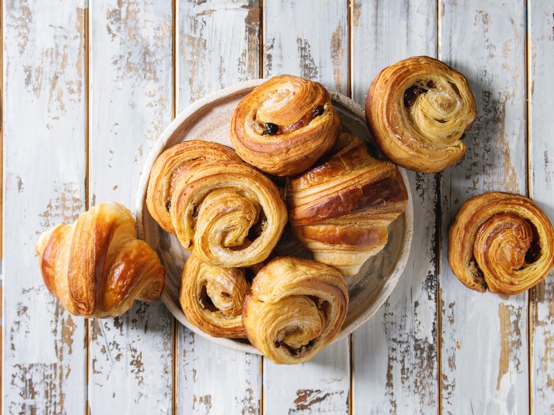 Zimtschnecken mit Blätterteig 1