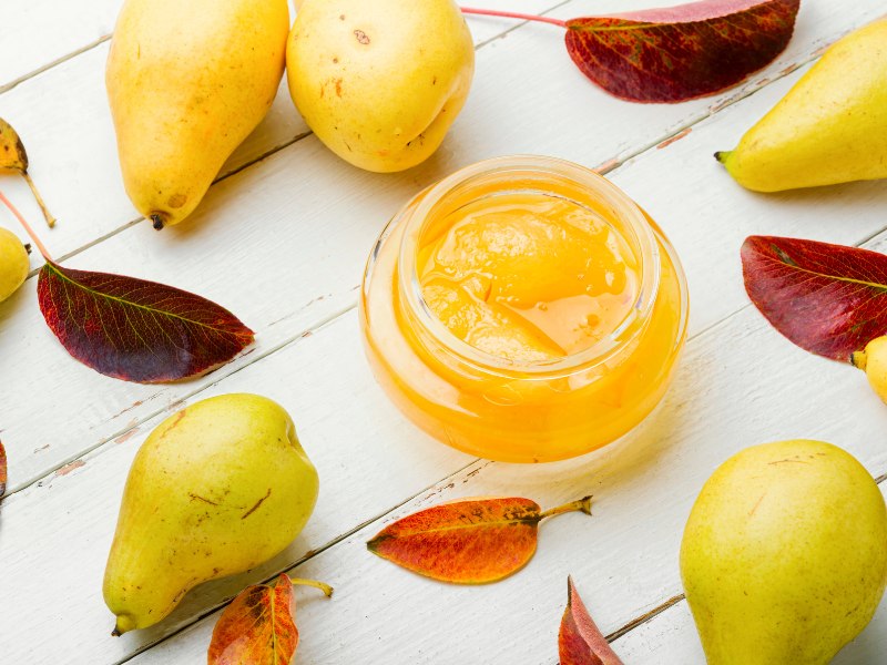 Leckere Birnenmarmelade 2 birnenkonfituere