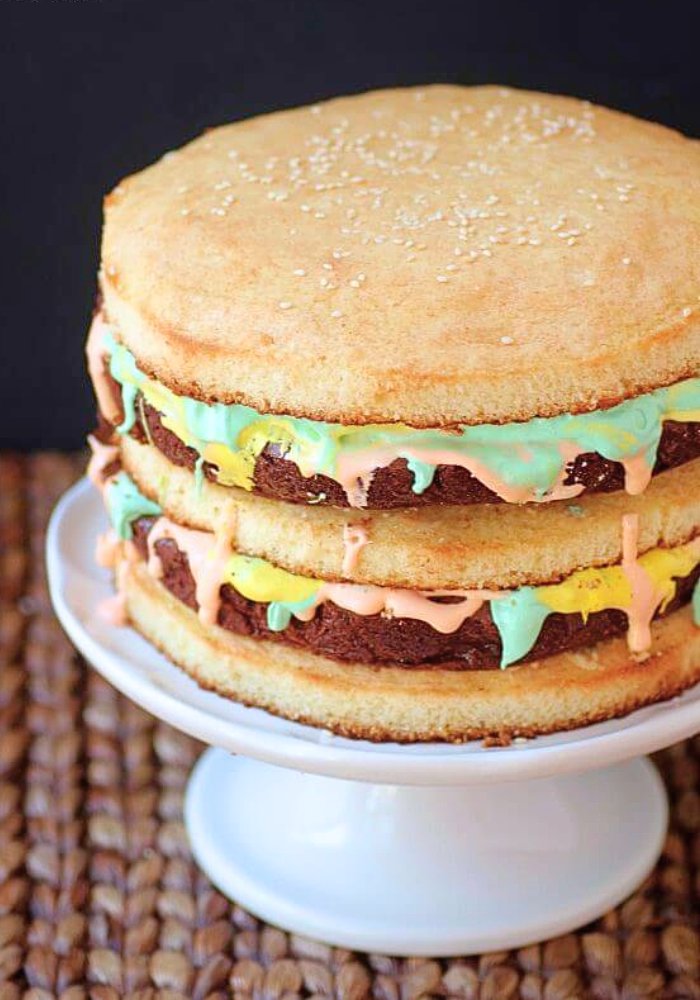 Big-Mac-Torte für deine Party 2 big-Mac-kuchen