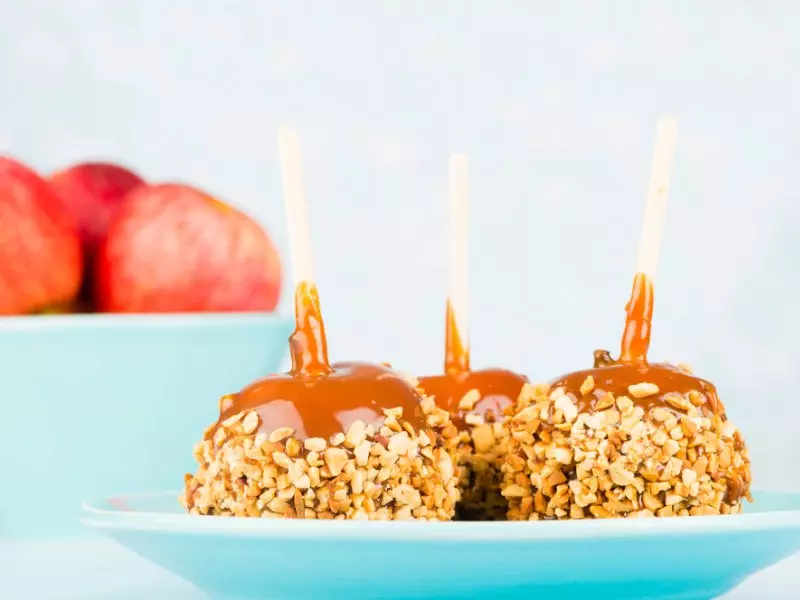 karamellapfel-teller