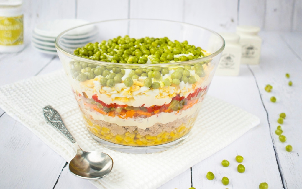 Omas beliebter Schichtsalat 1 schichtsalat oma-rezept