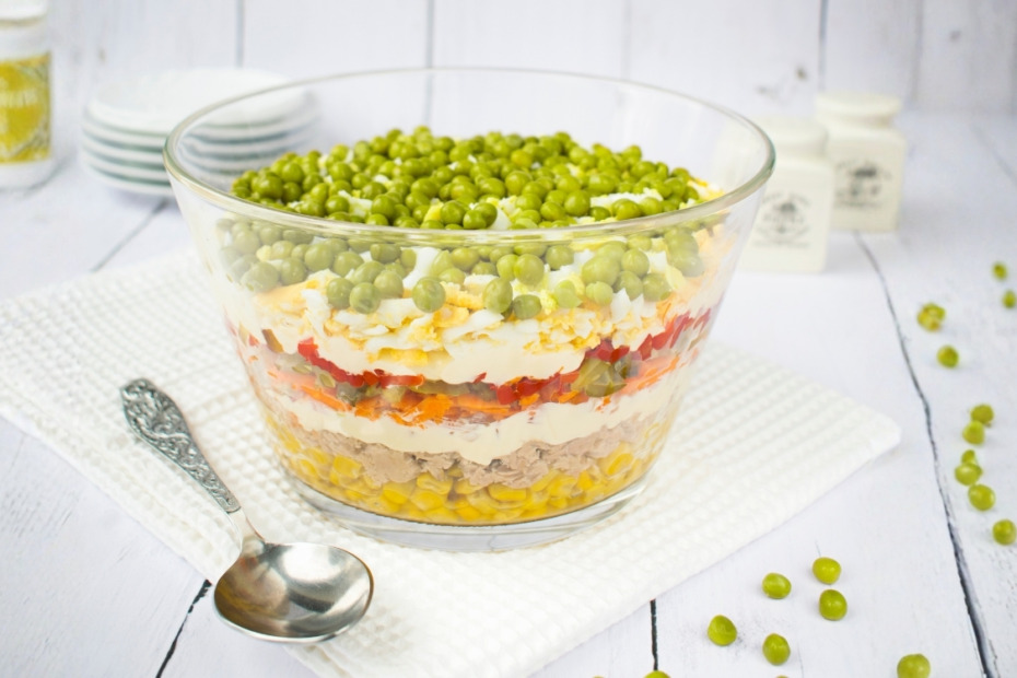 schichtsalat oma-rezept