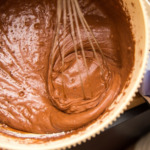 Mokakuchenteig in schüssel