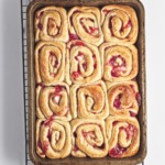 Erdbeerschnecken backform gebacken