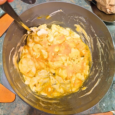 Eier frischkaese verruehrt